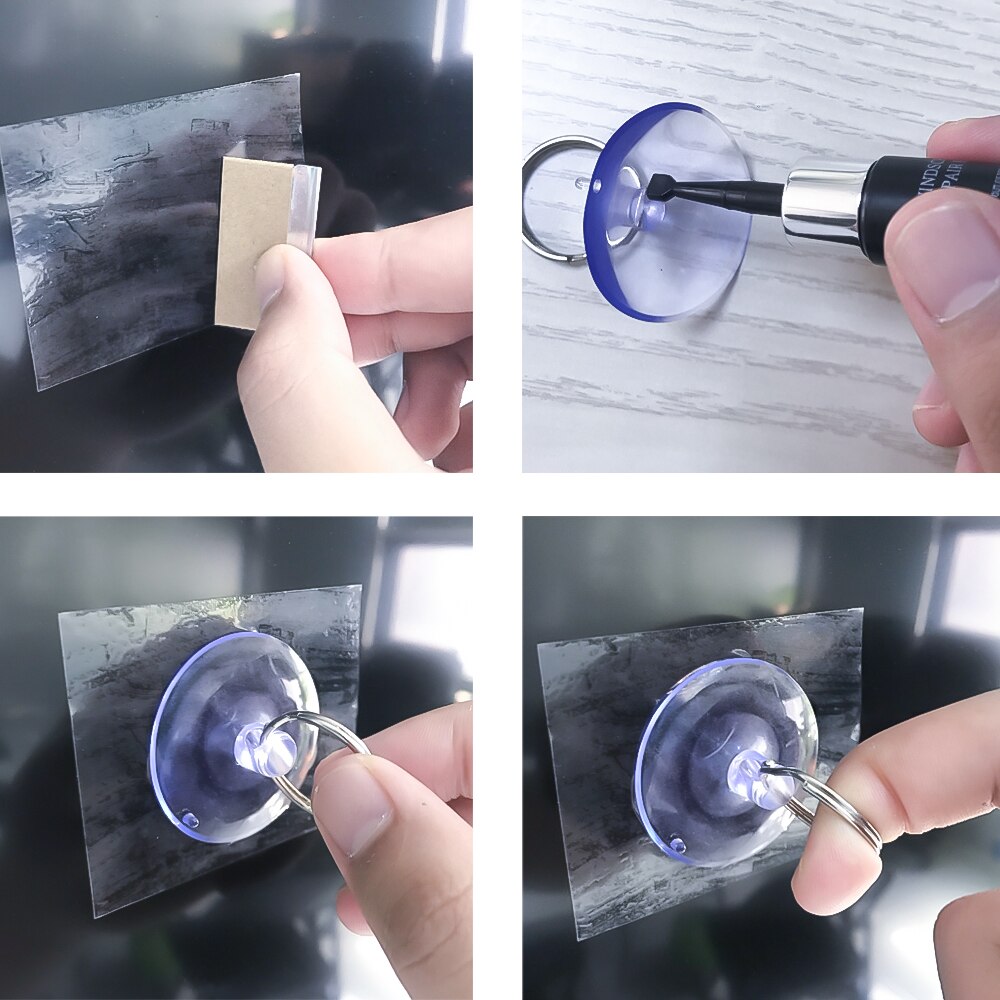 Diy voorruit repareren reparatiegereedschap auto voorruit reparatieset glasset grote barst auto auto kit lange barst