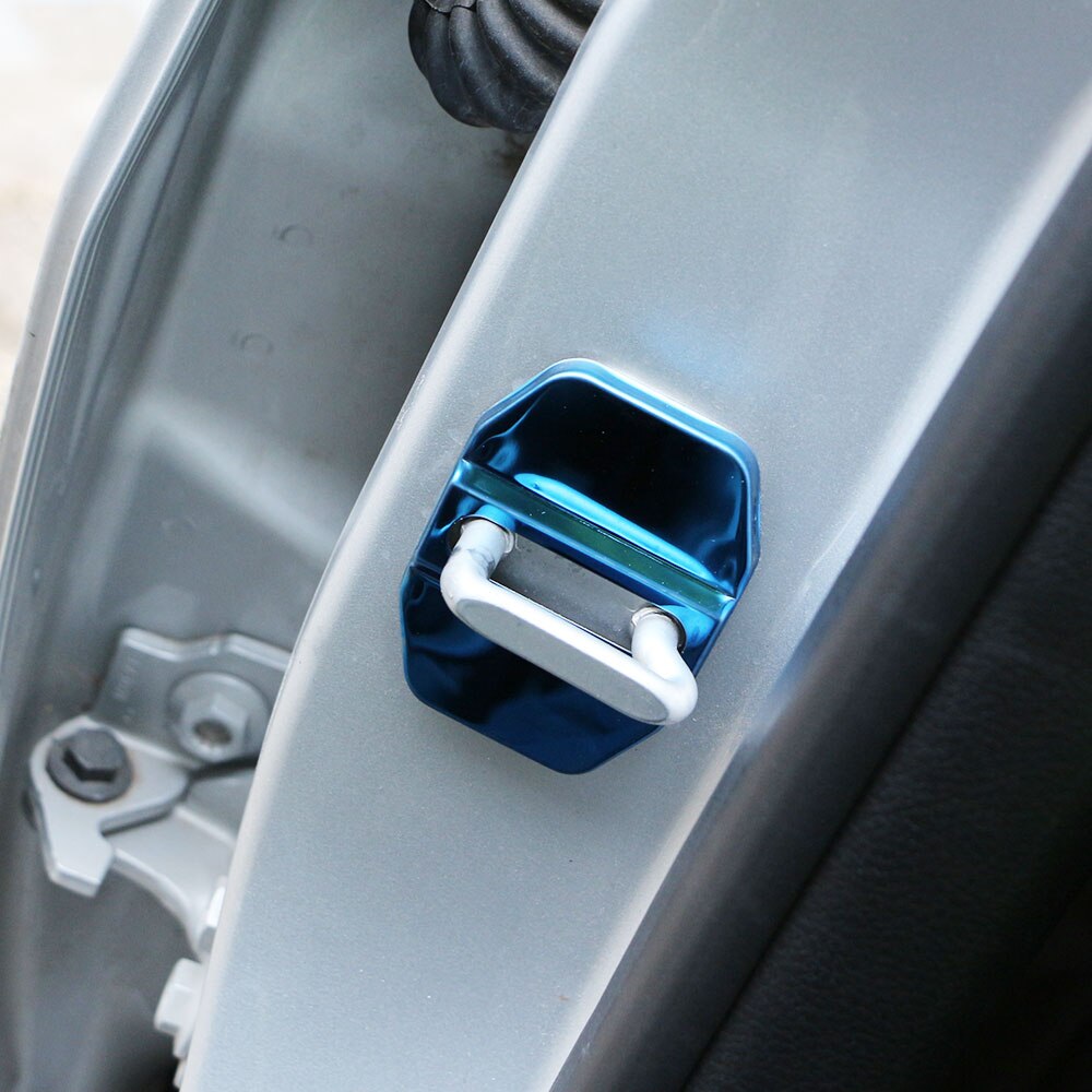 Xburstcar 4Pcs/Set Car Door Lock Protection Cover Case for Fiat 500X 500 X Accessories