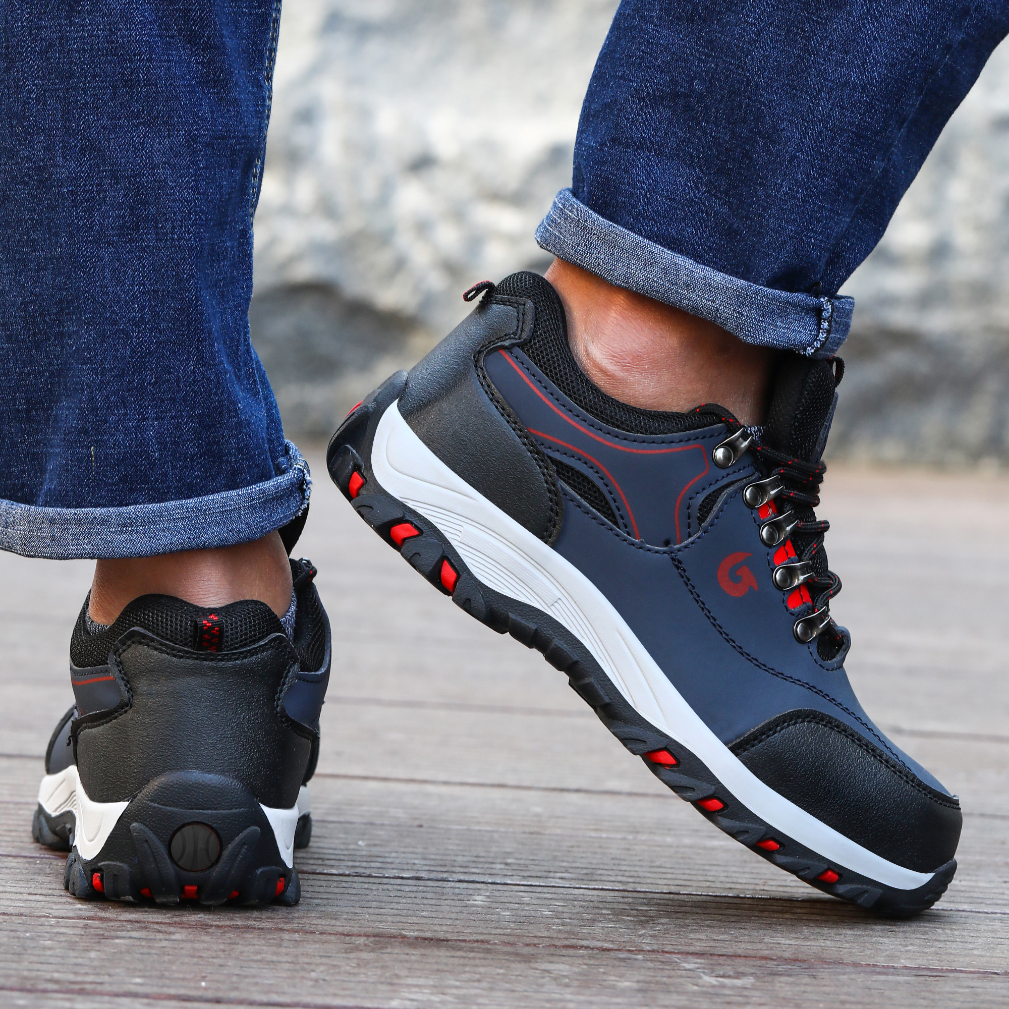 Ståltåsko til mænd beskyttelsessko arbejdsstøvler punkteringssikre sikkerhedssko herre arbejdssko sneakers byggesko