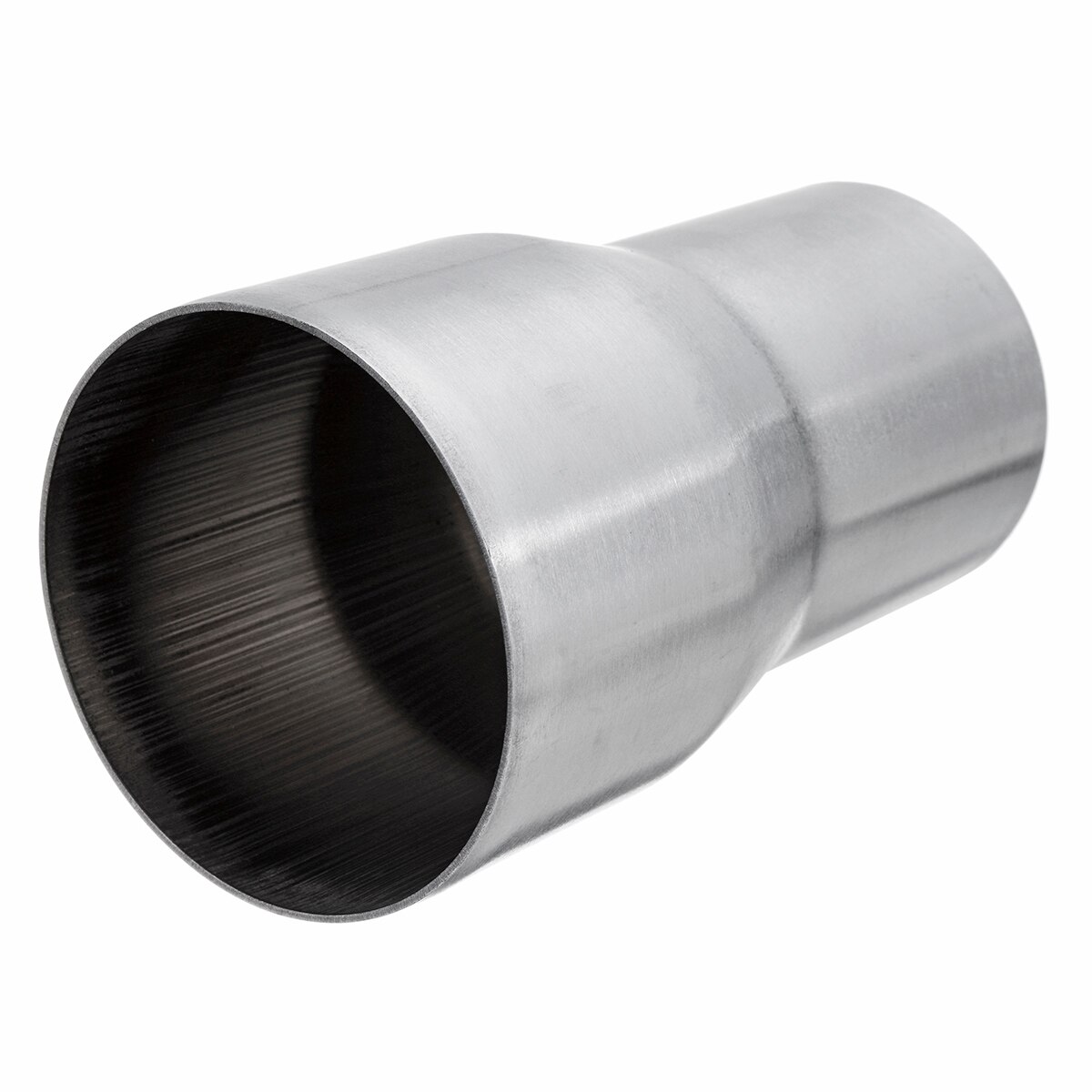 Conector reductor de escape de acero inoxidable, adaptador de tubo Universal para Estilismo de coche, 2/4 piezas, 76mm-63mm