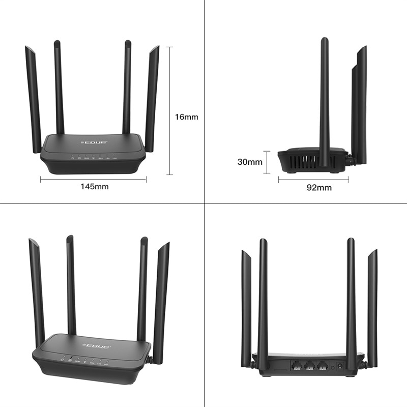 Edup Wifi Router 300Mbps Draadloze Wifi Dongle 4G Lte Met Sim Slot Mini Draagbare Mobiele Hotspot Router Externe antennes Thuis