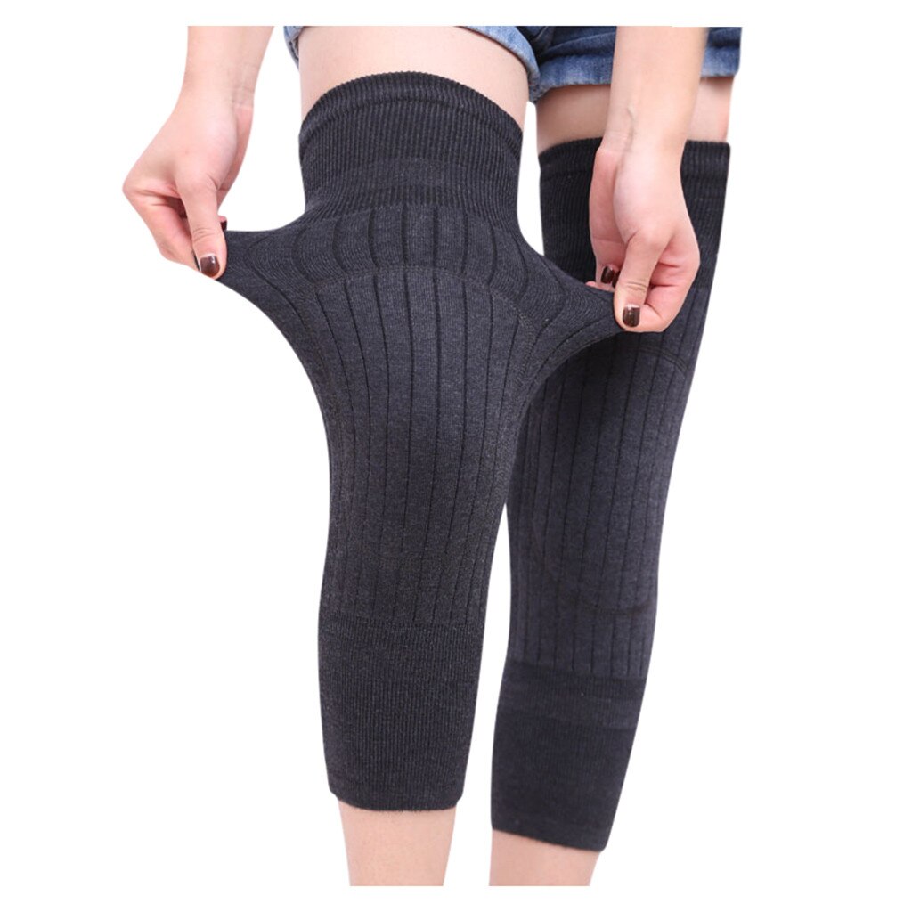 2PCS Winter Thermal Knee Brace Leg Warm Sport Leggings Compression Elastic Support Pad Fitness Running Cycling Knee Support#G4
