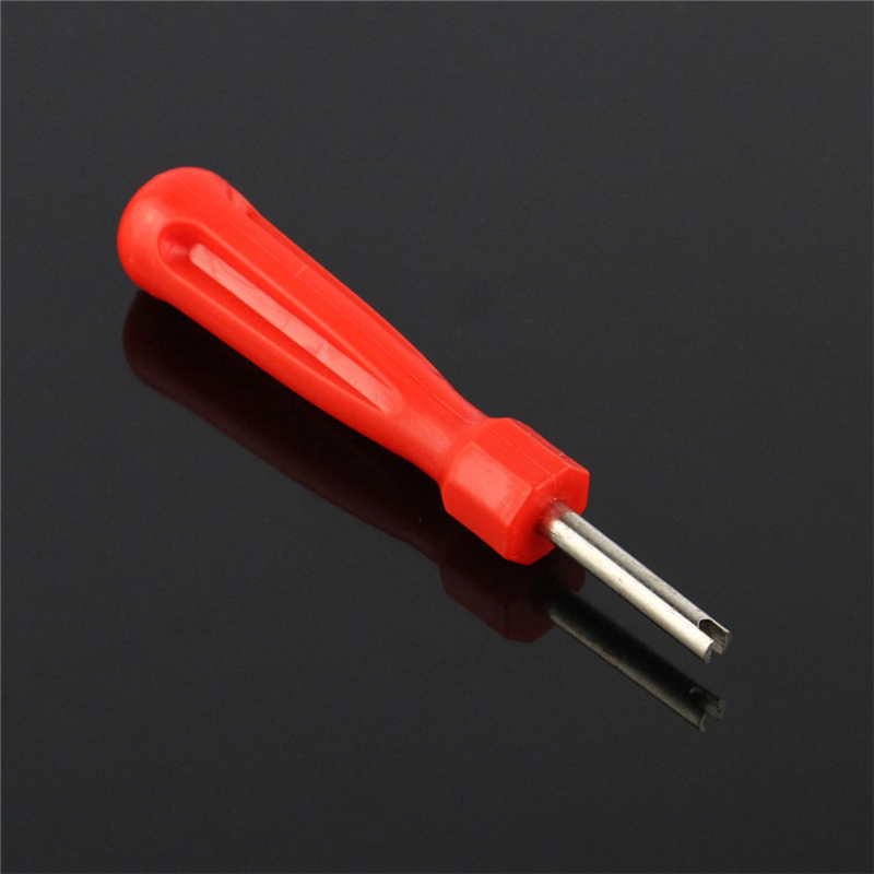 Strumenti per la rimozione del nucleo della valvola della gomma Chiave Manico in plastica Cacciavite per bici Chiave per riparazione pneumatici Strumento manuale per auto Bicicletta Motorcycl: giallo