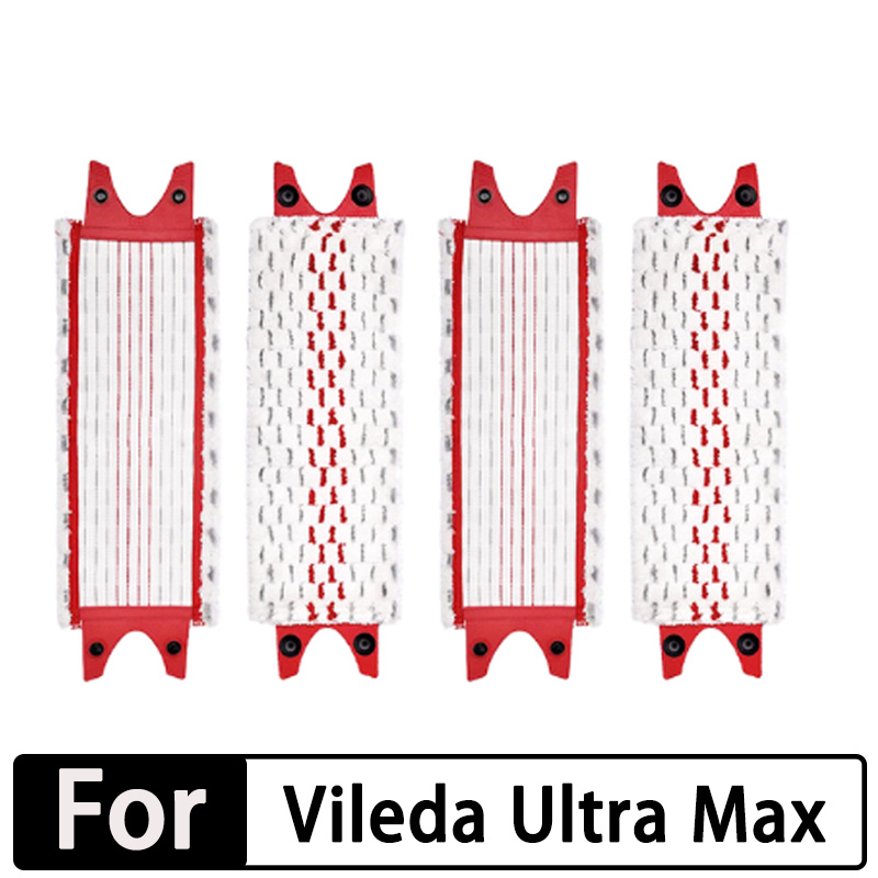 Microfiber Vloer Dweil Pads Herbruikbare Platte Spin Dweil Vervanging Voor Vileda Ultramax Sneldrogende Machine Washabl