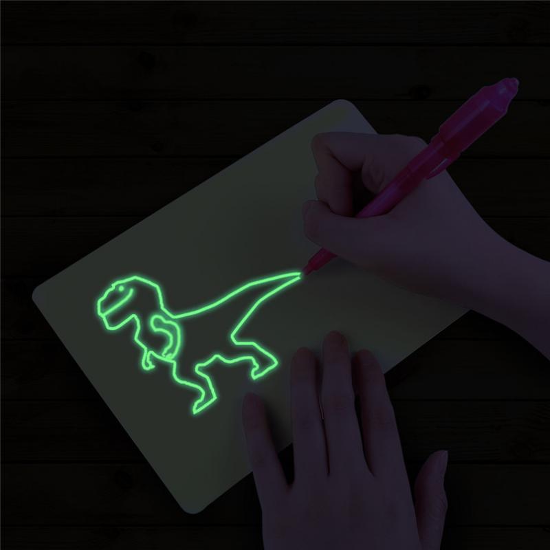 Magische Tekening Speelgoed Light Writing Pad Kids Kind Tekenen Schilderen Board Educatief Fun Tekening Speelgoed