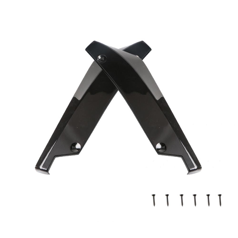 Par de difusor de labio para parachoques trasero de coche Universal, divisor de ángulo Canard, faldón lateral, extensión de parachoques, Alerón, Protección decorativa