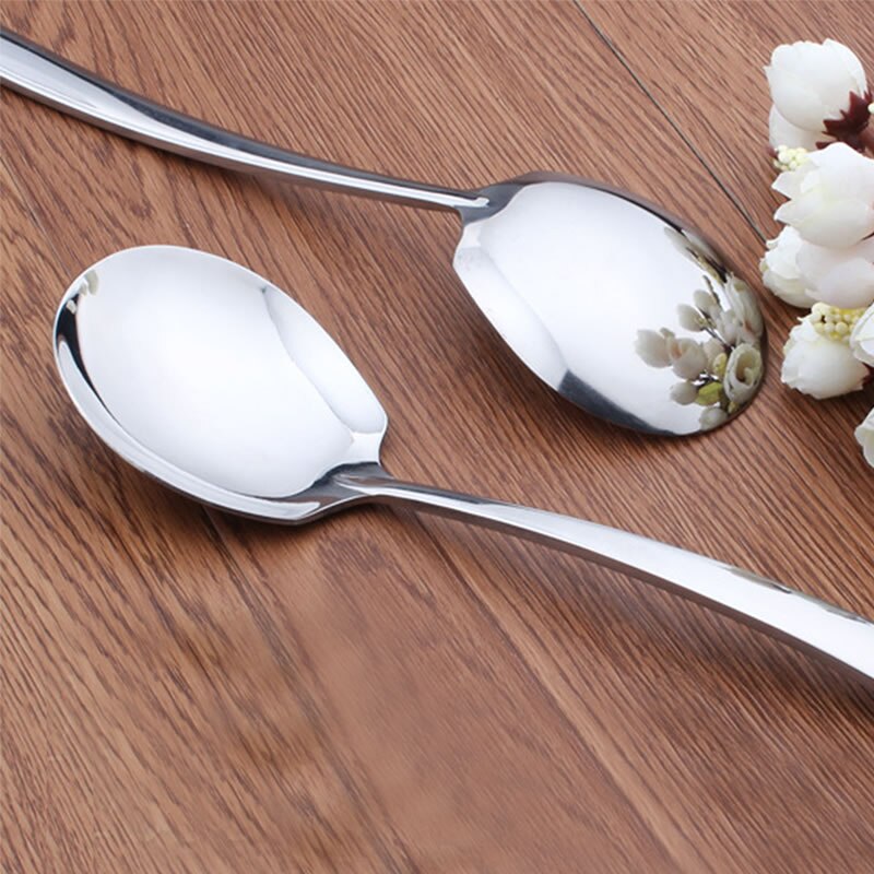 Queentime rustfritt stålbuffet serveringsskje middagsskje suppeskje omrøringsskje matte serveringsskje til serveringsutstyr