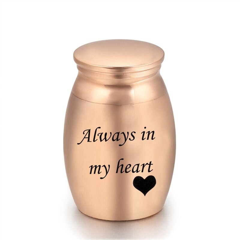5 Styles Stainless Steel Cremation Urn Ashes Commemorate Pet Hair Remains Waterproof Funeral Keepsake Urn: RGD