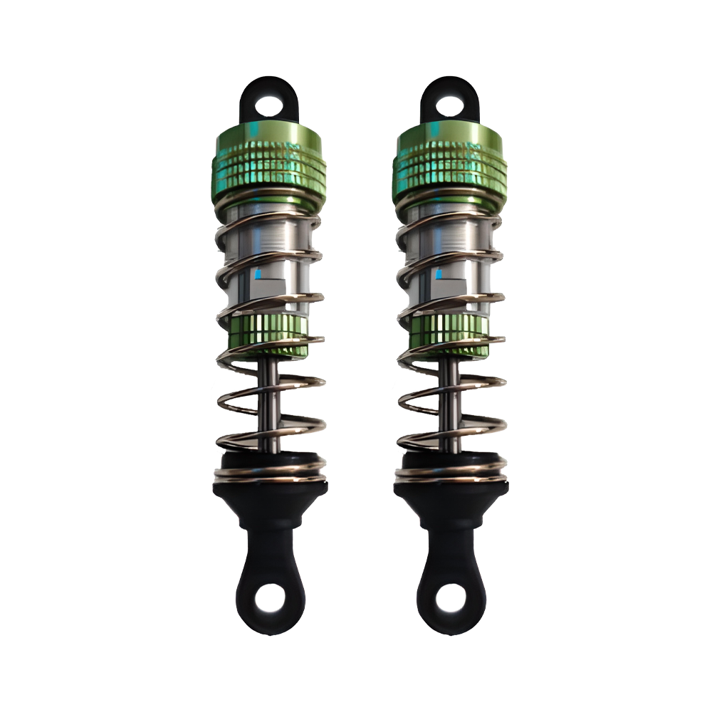 Wltoys 144001 144002 144010 124007 124008 124016 124018 124019 Amortiguador de aceite de Metal, accesorios de piezas de actualización de coche RC: Gris claro