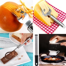 Cheese Grater Fruit Peeler Lemon Zester Ginger Garlic Chocolate Grater Multifunction Kitchen Tool Stainless Steel Nutmeg Gadgets