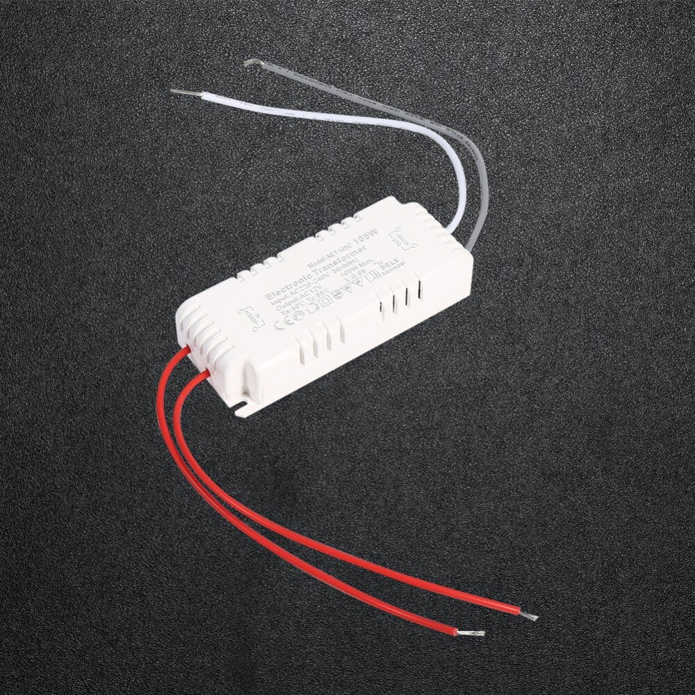 105W 220 V-12 V Halogeen LED Lamp Elektronische Transformator Voeding Driver Transformator Duurzaam