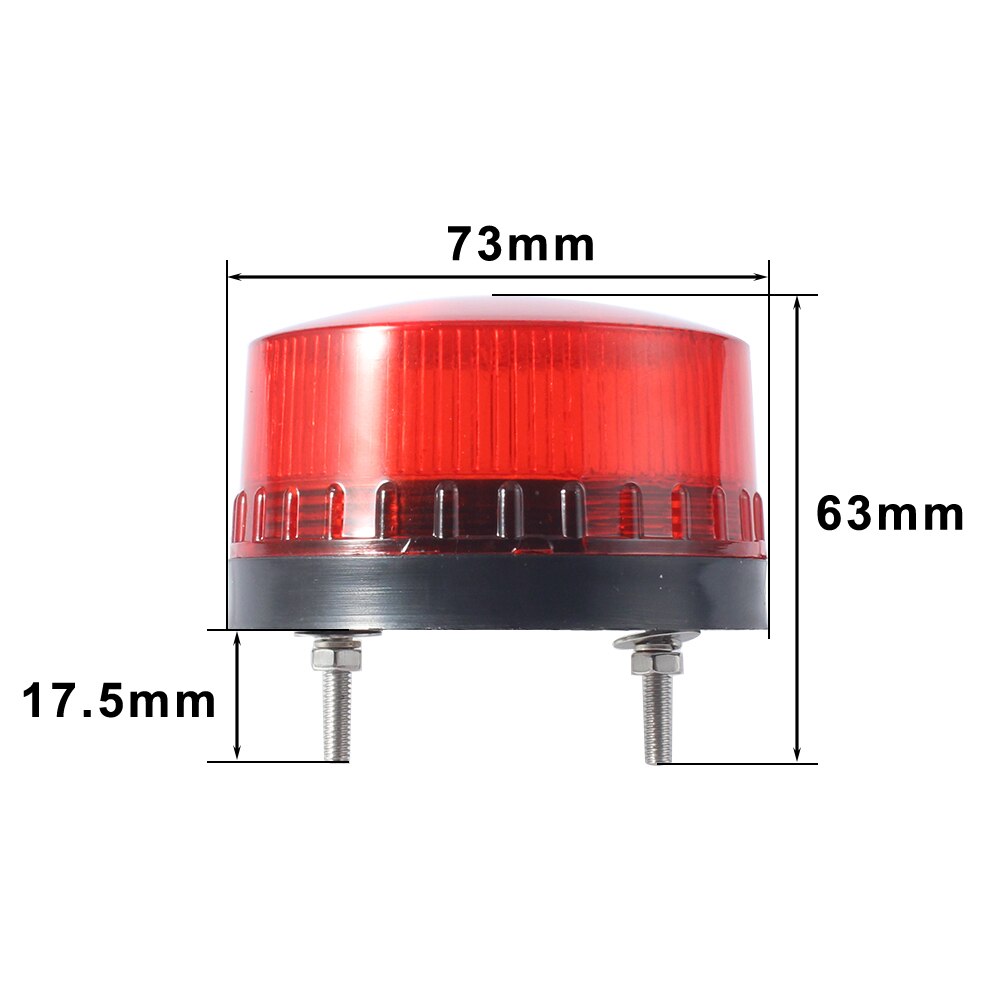 12V 24V 110V 220V Strobe Signaal Waarschuwingslampje Led-3071 Indicator Led Lamp Kleine Knipperende licht Security Alarm Licht Geen Geluid