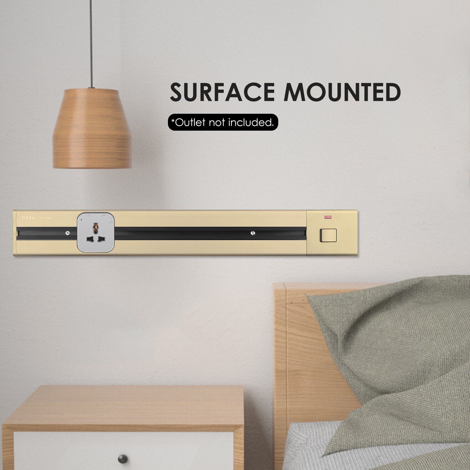 Stopcontact Track Opbouw Stopcontact Track 60Cm Keuken Sockets Track Stopcontact Extension Sliding Rail