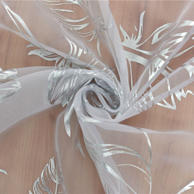 Window Sheer Curtains for Bedroom Living Room Solid Net Drapes 2 Panels