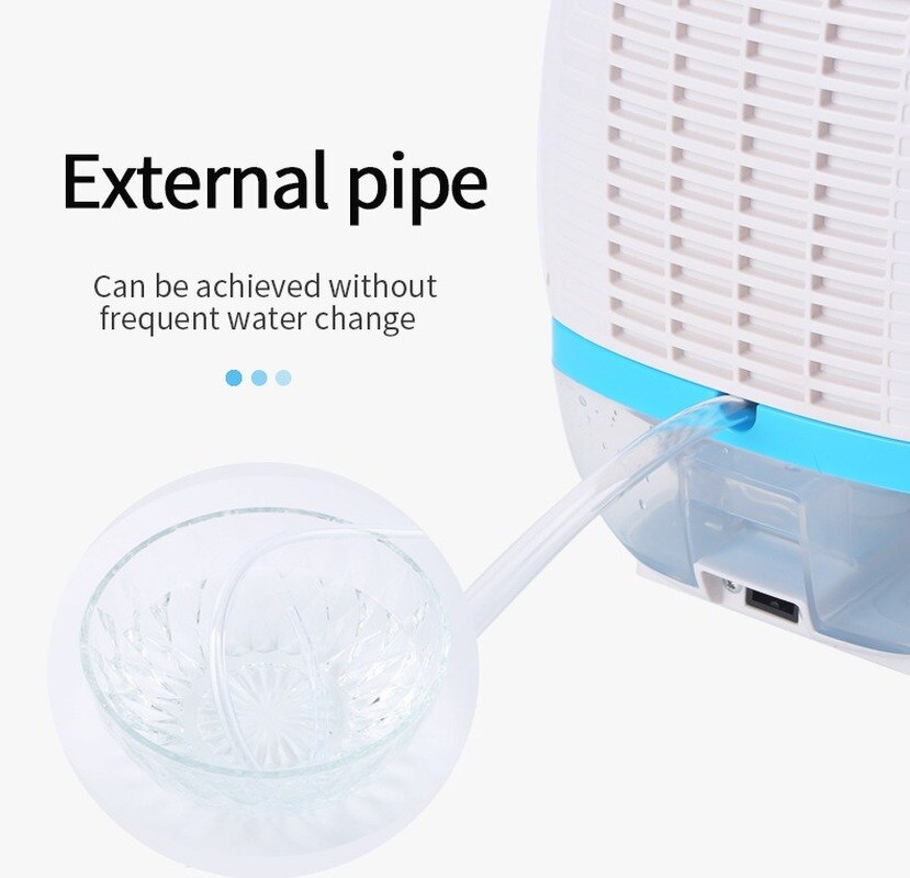 Semiconductor Dehumidifier Mini Portable Home Air Dryer Desiccant Moisture Absorber Low Noise Cabinet Dehumidifier