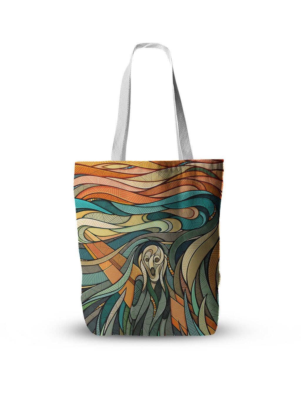 Oil Painting Tote Bag Van Gogh Art Sunflower Iris Canvas Bag Women Casual Shopping Bag Large Capacity Shoulder Bag Girl Handbag: style2