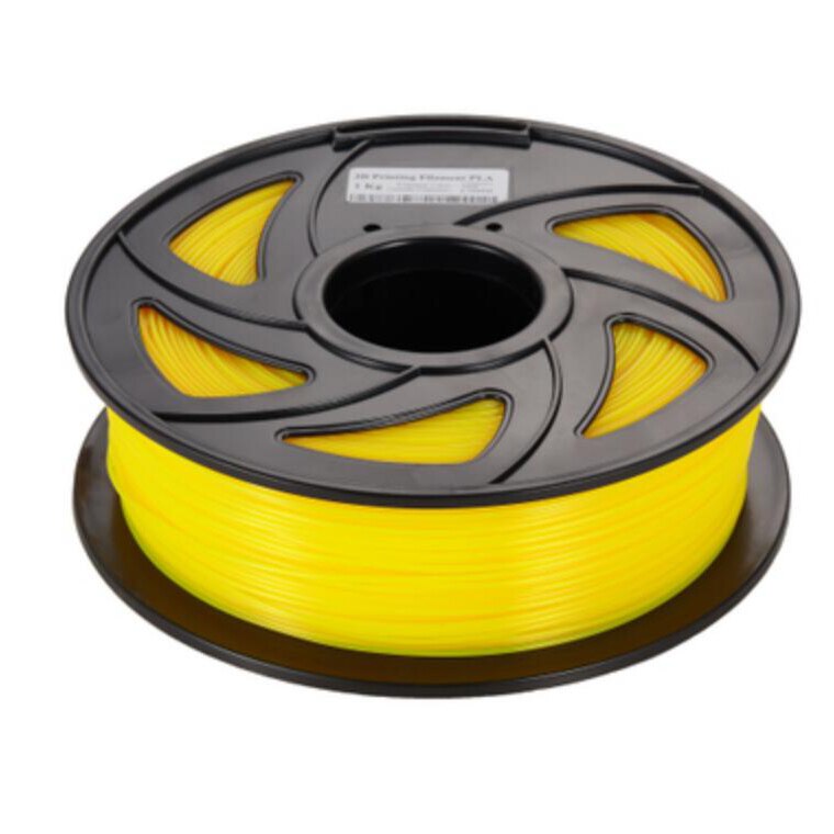 Filament pour imprimante 3D CTC 1.75 1KG PLA | de supérieure, ABS bois TPU PetG PP PC matériaux de Filament en plastique pour RepRap: transparent yellow