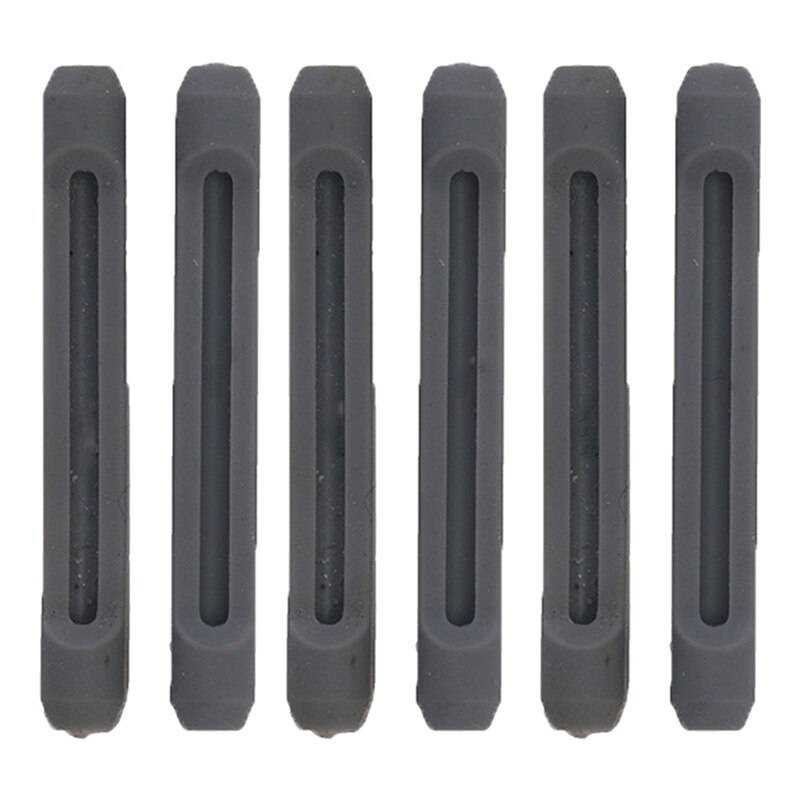 3 pares de ganchos de sujeción de seguridad para gafas, puntas de templo para gafas, gafas de sol de silicona antideslizantes: Gris
