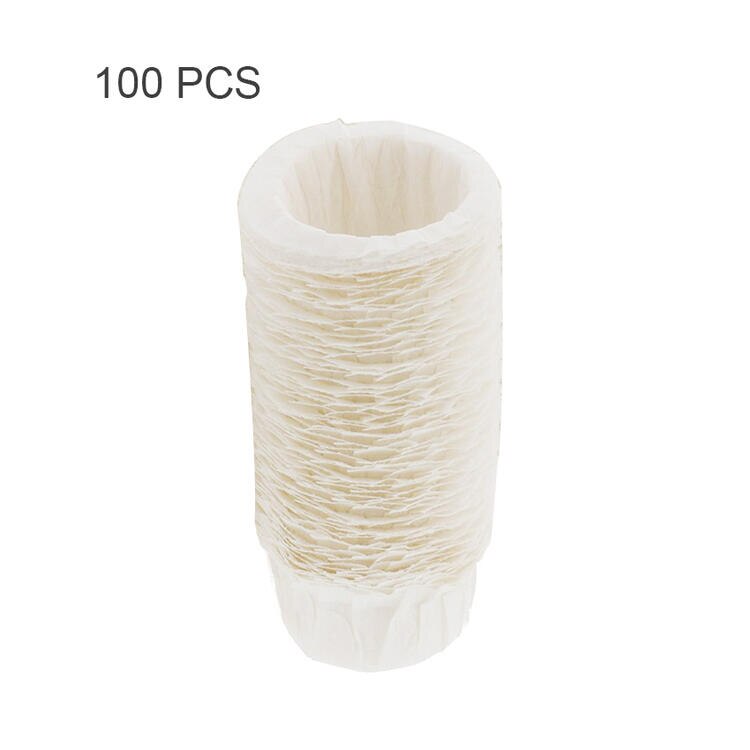 100 st pappersfilter koppar utbytes k-cup filter för keurig k-cup fantastiska kaffefilter: 100 st vit
