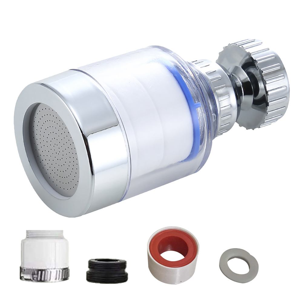 24-2 Stuks Kraan Waterfilter Purifier Element Huishoudelijke Waterfilter Voor Keuken Badkamer Douche 360 ° Verwijderen Chloor Zwaar Metaal: Blauw