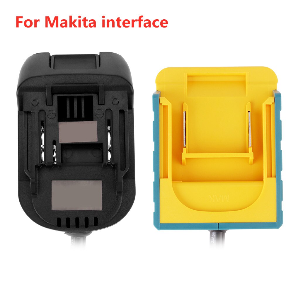 For Makita Battery Adapter Cord Tools Portable Battery Extension Cable For DEWALT 18v 20v max: For Makita