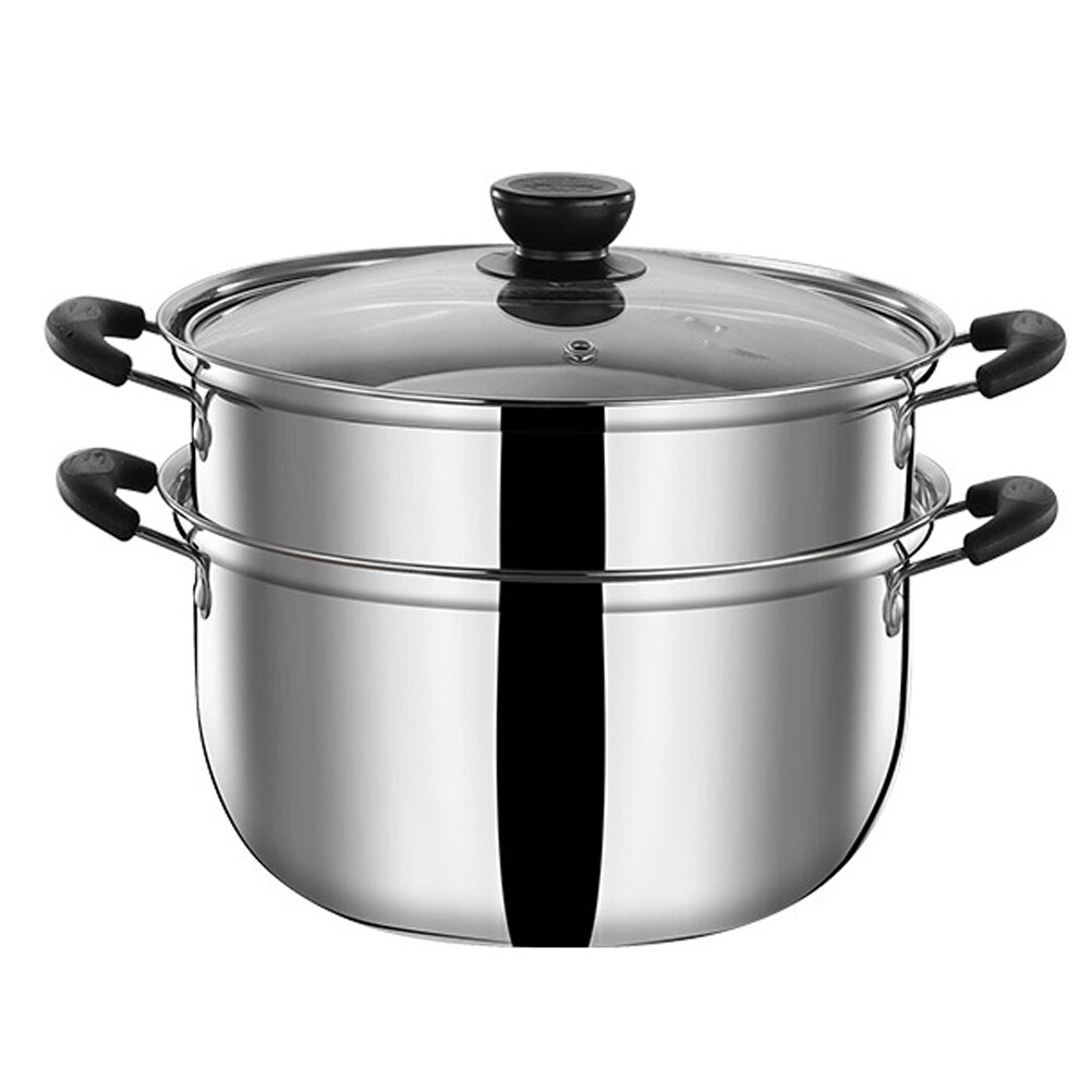 Stainless Steel Stock Pot Practical Household Kitchen Food Cooking Steam Pot
