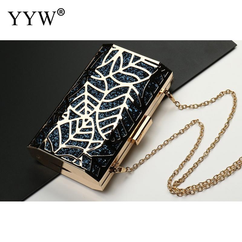 Acryl-gitter-pailletten-kettentasche für damen, pvc-abendclutches, kleine partytaschen, geldbörse, hochzeitsbox, damen-bolsa