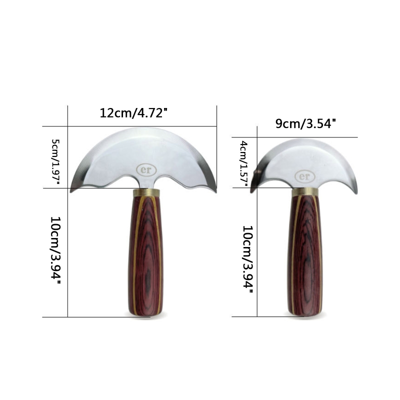 Couteau à tête ronde en cuir, couteau en cuir pour l'artisanat du cuir, coupe Skiving GXMA