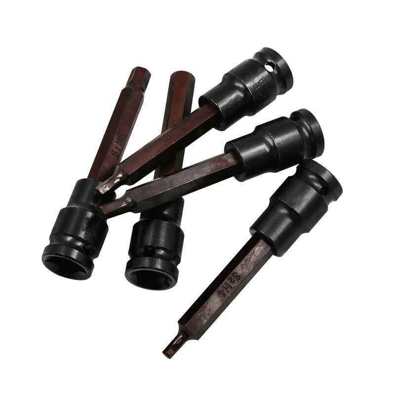 inner hexagonal sleeve head 100mm fast ratchet wheel pneumatic nozzle mouth pressure batch S2 lengthened 1/2 socket