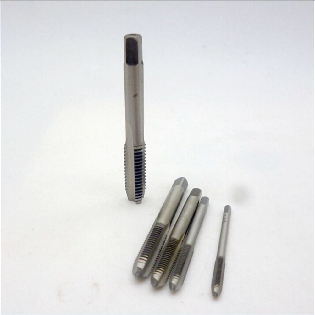 5pcs/Set Good M3/M4/M5/M6/M8 Tap Set Fit Handle DIY Tool Machine Hand Screw Thread Taps Reamer