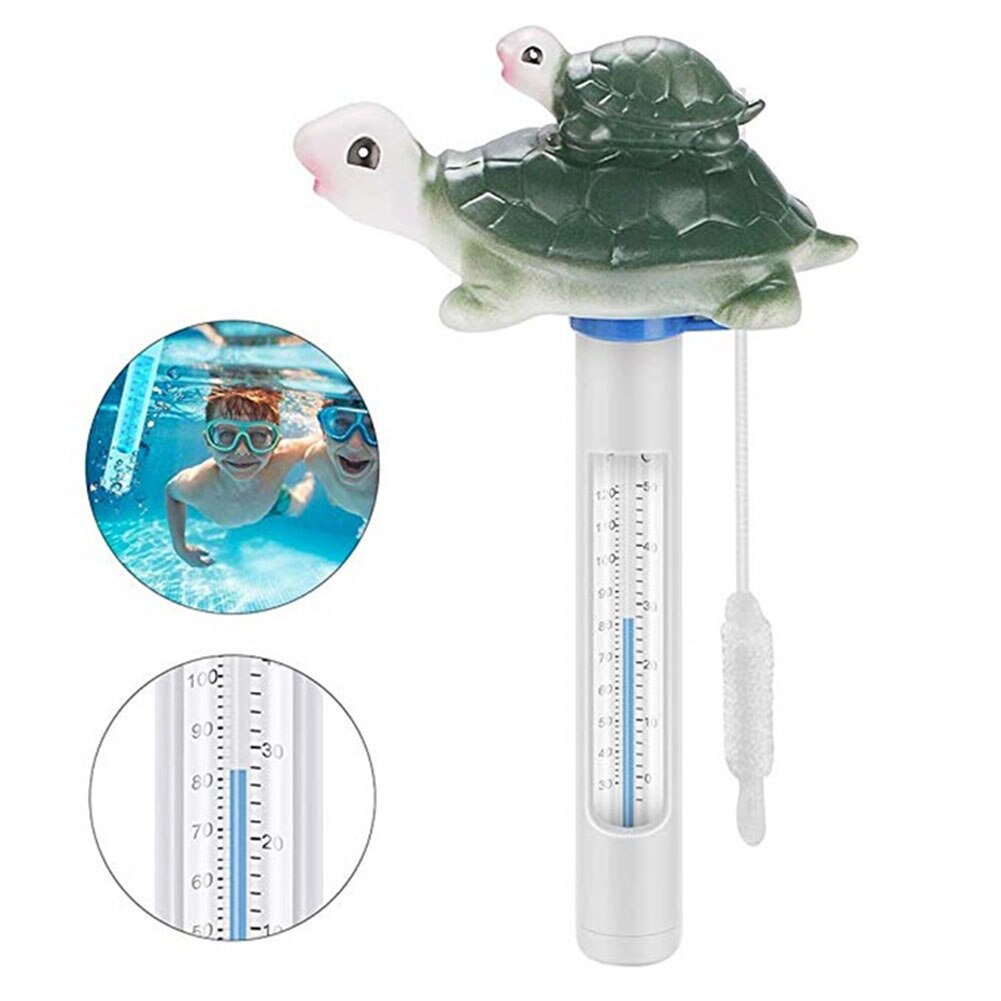 Swimming Pool Accurate Home Animal Shape Fish Pond Baby Bathtub Spa Floating Thermometer Aquarium Water Cartoon Cute ABS