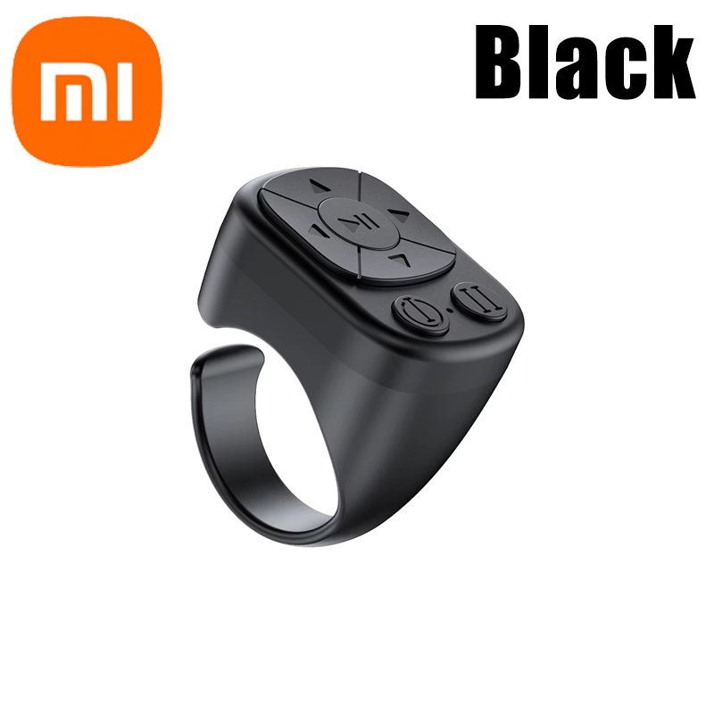Xiaomi Auto Clicker Remote Control Page Turner Automatic Continuous Click Device Wireless Selfie Button Scrolling Button Ring: WHITE