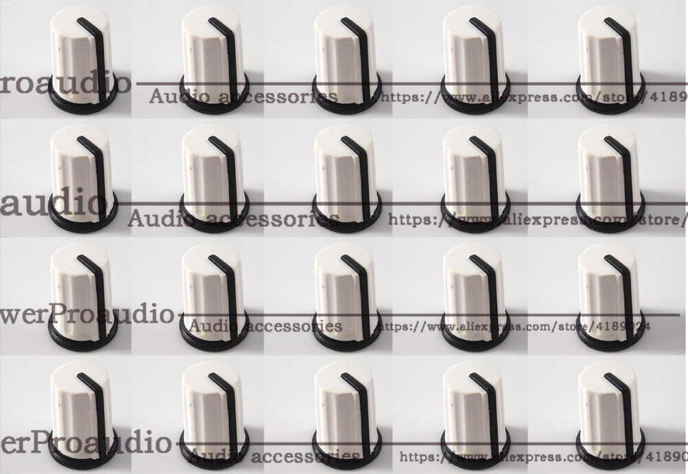 Pommeau de remplacement pour bouton rotatif Pioneer, 20 pièces, blanc, DAA1176 DAA1305, DJM800 900 2000 NXS