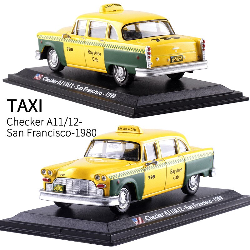 Squisito originale 1:43 modello in lega di taxi, 16 paese simulazione die-cast in metallo modelli di auto, dono di raccolta ornamenti, libera la nave