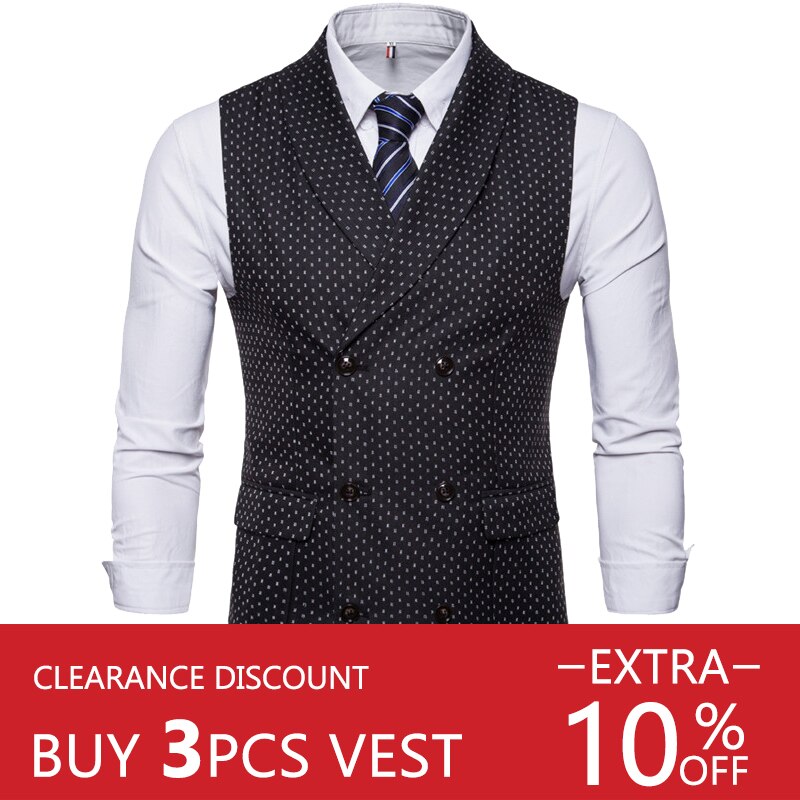 Riinr Vests Male Slim Fit Vest Suit Men Waistcoat Homme Sleeveless Mens Suit Vest Casual Plus Size 4XL