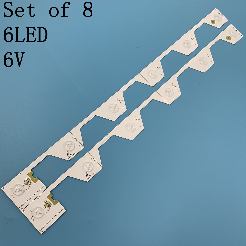 1set=8pieces TCL B50A658U Led backlight TMT-50E5800-8X6-3030C-6S1P-W44 P96REV.V4