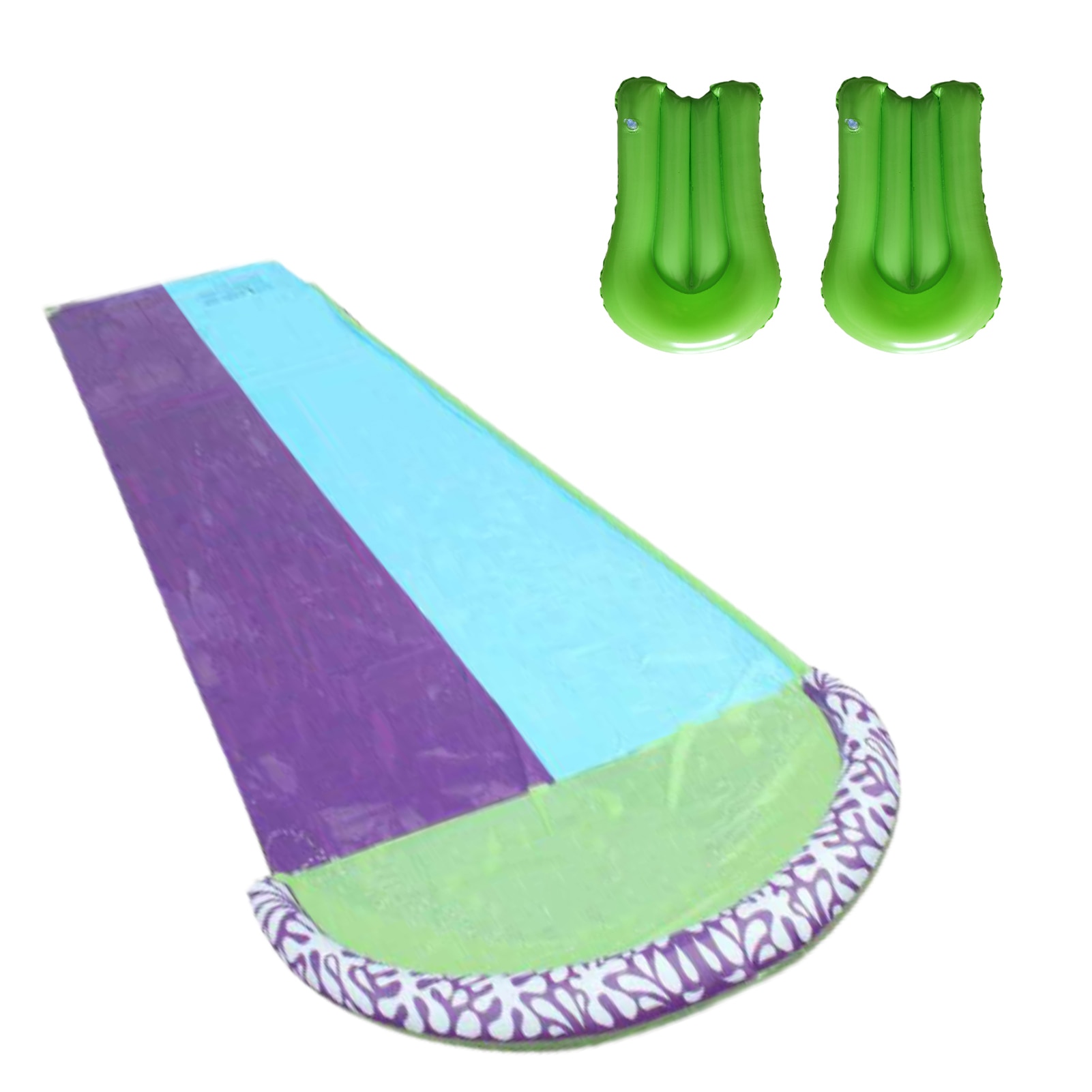 Zomer Achtertuin Waterglijbaan Racing Slip Water Slide Mat Opblaasbare Spray Water Speelgoed Voor Kids Volwassenen Outdoor Zwembaden Game