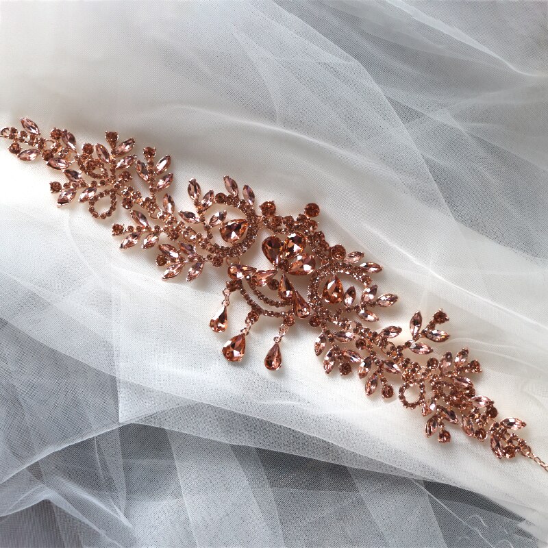 braut Haarbänder Kristall Stirnbänder frauen Haar Schmuck Hochzeit zubehör kristall Diademe Und Kronen Kopf Kette
