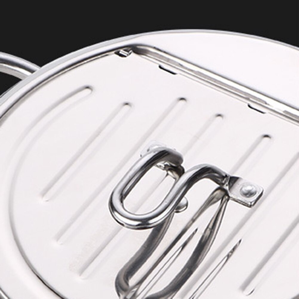 Fried Japanese Style Cooking Tools Stainless Steel Tempura Deep Frying Pot Fryer with Thermometer Drainer Food Cooker