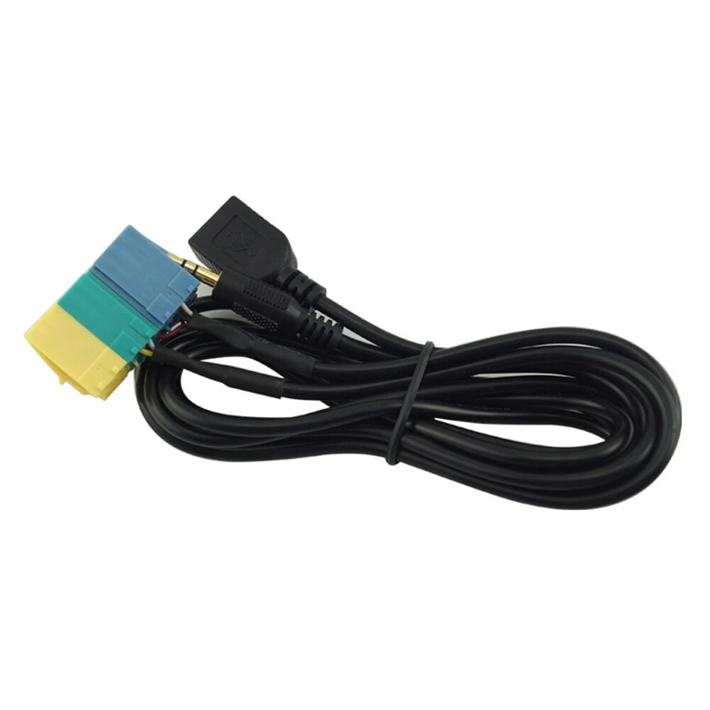 2 in 1 3.5mm &amp; usb stik bil audio adapter bil video audio adapter kabel bil aux line til hyundai / kia auto tilbehør