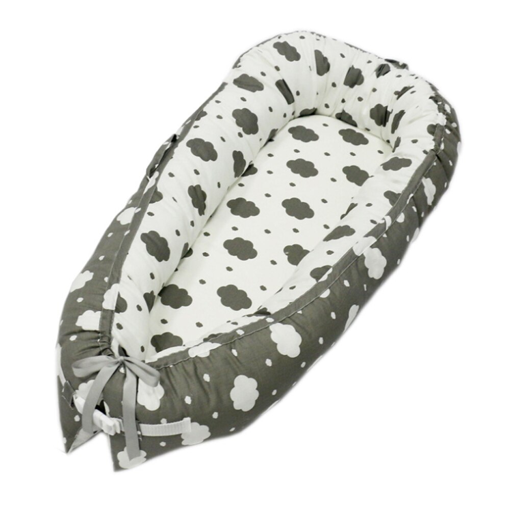 Baby Nest Bed Portable Crib Infant Toddler 100% Cotton Fabric Bed Cradle for Newborn Cots Nursery Washable: style 4