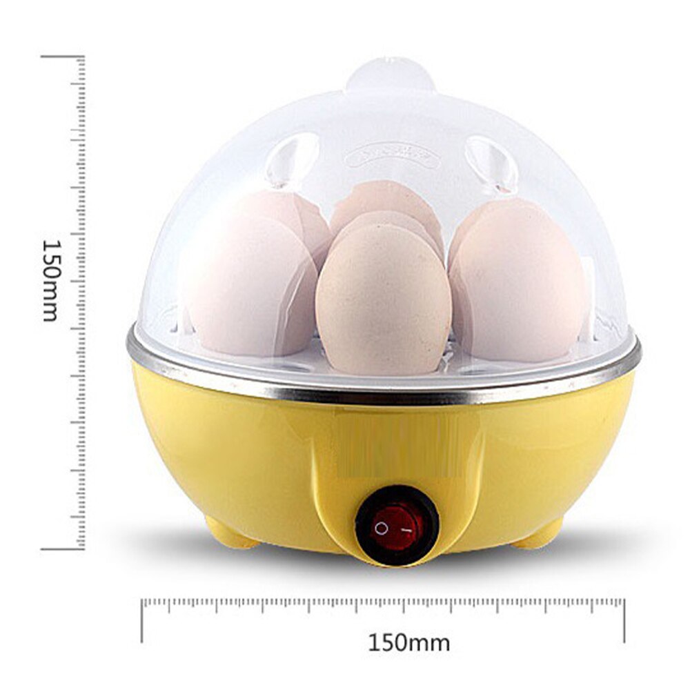 Chaudière à oeufs Mini digesteur 7 braconnier à oeufs pour la cuisson à la vapeur bouillante et friture appareil de cuisine cuiseur à vapeur pour petit déjeuner à la maison