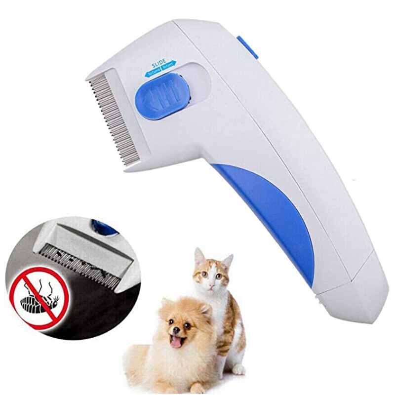 Professionelle Elektrische Flohkamm Kopf Läbenutzen Floh Entfernung Floh Regler Mörder Elektrische Kamm Große Arzt für Hunde Katzen Haustier