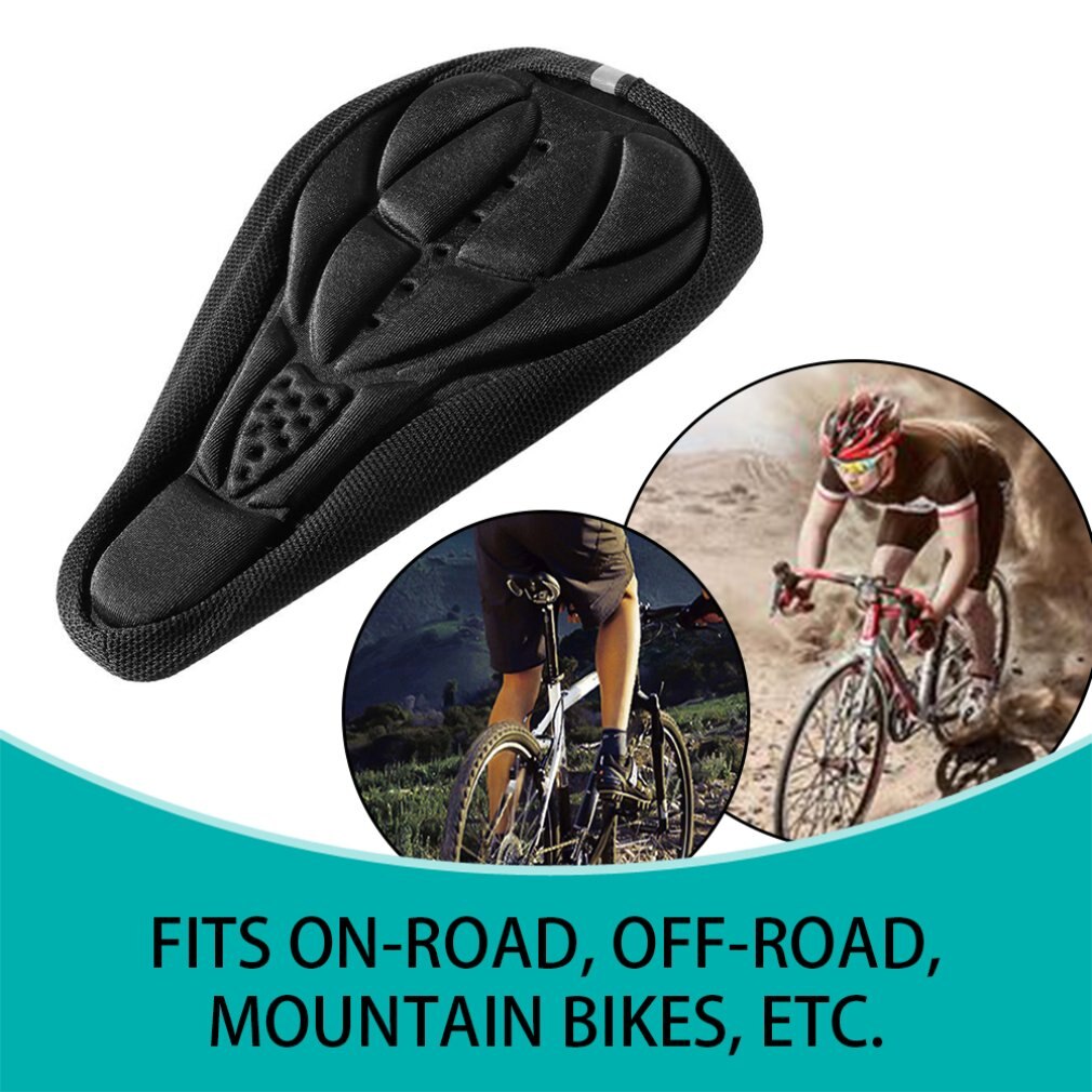 Mtb Mountainbike Fietsen Verdikte Extra Comfort Ultra Zachte Siliconen 3D Gel Bike Pad Kussenhoes Fietszadel Seat 4 kleuren