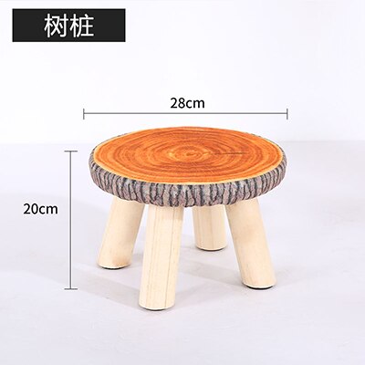 Heltre liten krakk sko skiftekrakk liten rund krakk stue sofa krakk lav krakk benk stol: 15