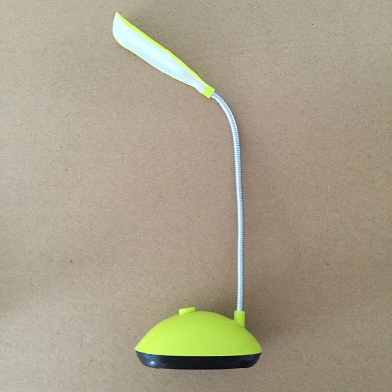 4Color Flexible Mini Desk Lamp Eye Protection Lamp Foldable LED Night Light Reading Book Lights Q6PD