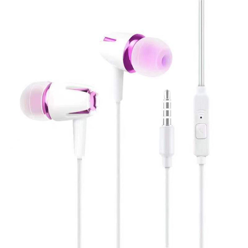 Sales Premium In-ear Earphone Headset Noise Cancelling Wired With ABS Portable Built-in Microphone Mic Compatible Parts: Blue