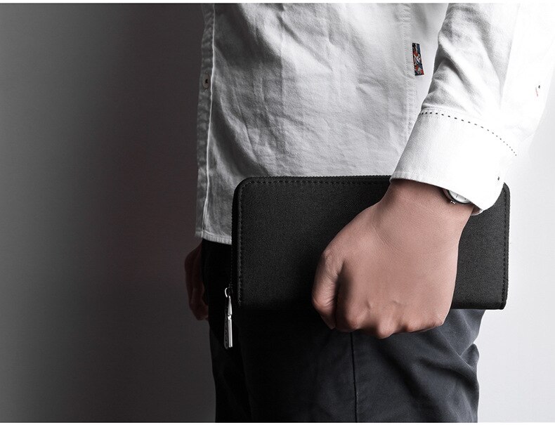 Xiaomi Fashionable men and women Clutch bag student long wallet casual oxford Simple college wallet
