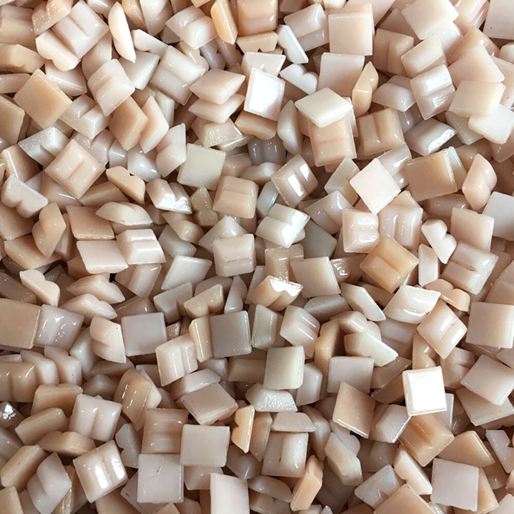 Lychee Life Multicolor Glass Mosaic Tile Square Mosaic Tiles DIY Arts Crafts Making Material: 8