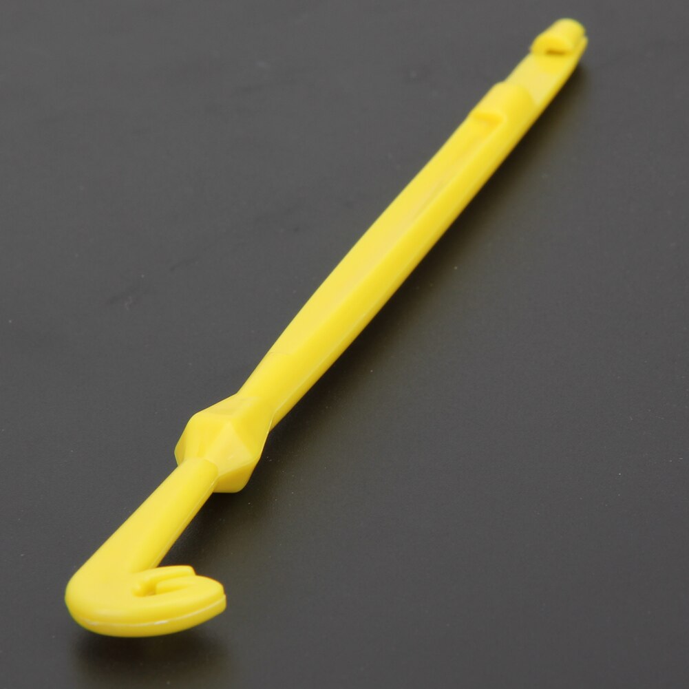 2pcs in Packed Easy Hook Loop Tyer & Disgorger Tool Tie Fast Knot Tying Tool for Fly Fishing Line Tier Kit Yellow Small tools